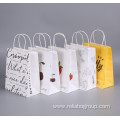 Customized take away tote fashion kraft paper bag